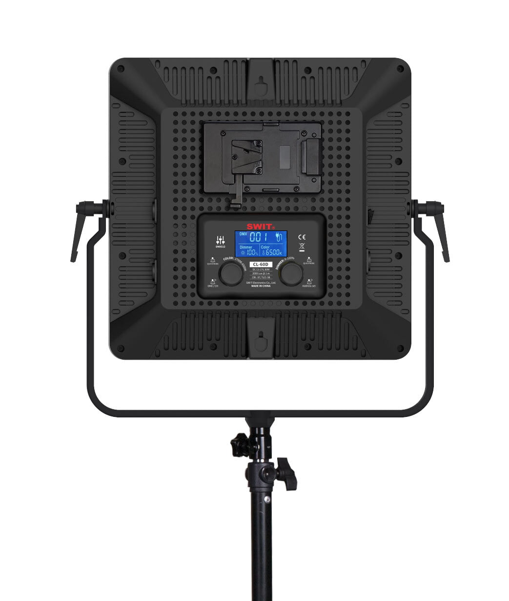 CL-60D | 1:1 60W 2000Lux Bi-color DMX SMD LED Panel Light, with bag CL-60D | 1:1 60W 2000Lux Bi-color DMX SMD LED Panel Light, with bag