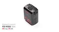 PB-M98S | 98Wh Pocket Mini High load Battery, V-Mount, also ideal for long term use or high power draw lights PB-M98S | 98Wh Pocket Mini High load Battery, V-Mount, also ideal for long term use or high power draw lights