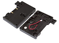 S-7004A | Gold mount plate, screws-mount and 2-pin DC plug connect, also for S-1093/S-1071H+/S-11xx/S-12xx monitors S-7004A | Gold mount plate, screws-mount and 2-pin DC plug connect, also for S-1093/S-1071H+/S-11xx/S-12xx monitors