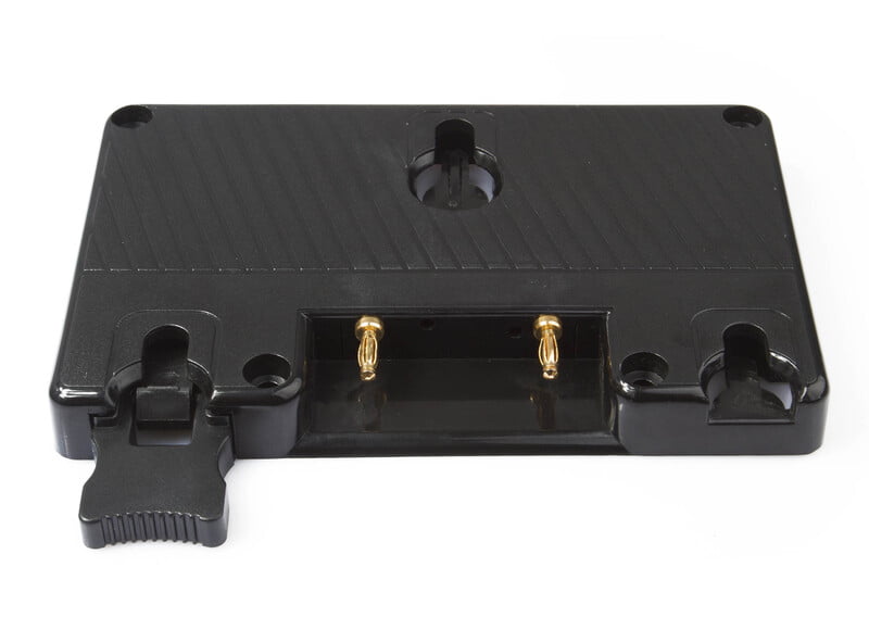 S-7004A | Gold mount plate, screws-mount and 2-pin DC plug connect, also for S-1093/S-1071H+/S-11xx/S-12xx monitors S-7004A | Gold mount plate, screws-mount and 2-pin DC plug connect, also for S-1093/S-1071H+/S-11xx/S-12xx monitors