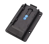 S-7006F | Sony NP-F mount plate, screws-mount and 2-pin DC plug connect, also for S-1073F/1073H/CM-S73H S-7006F | Sony NP-F mount plate, screws-mount and 2-pin DC plug connect, also for S-1073F/1073H/CM-S73H